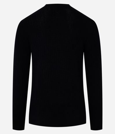 Suéter en Malla con Textura de Cuadros Grid 9