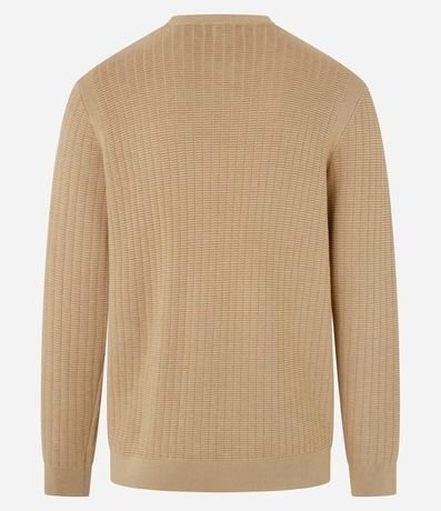 Suéter en Malla con Textura de Cuadros Grid 11