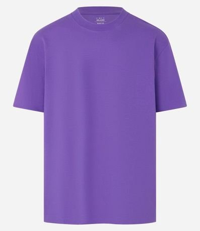 Remera Relaxed en Algodón con Efecto Grueso 5