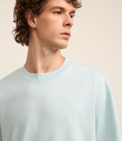 Remera Relaxed en Algodón con Efecto Grueso 3