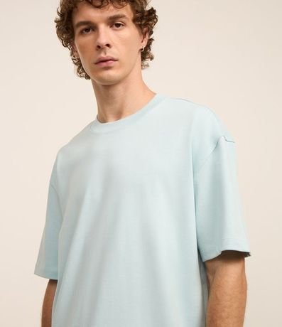 Remera Relaxed en Algodón con Efecto Grueso 4