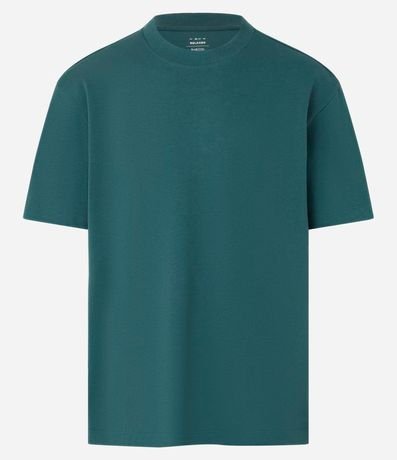 Remera Relaxed en Algodón con Efecto Grueso 5