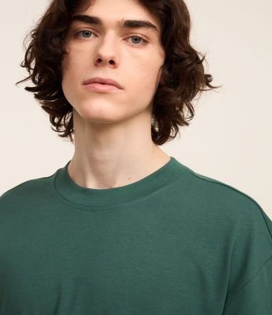 Remera Relaxed en Algodón con Efecto Grueso 4