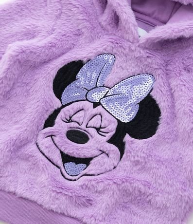 Saco Infantil en Fleece con Bordado de Minnie - Talle 2 a 8 años 6