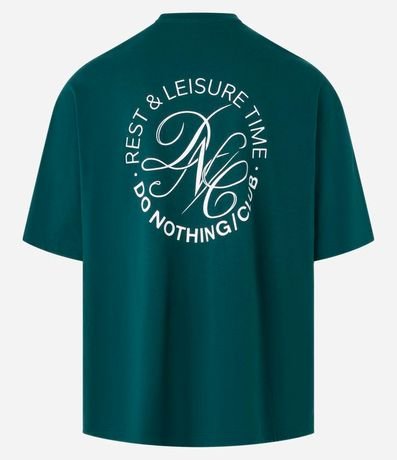 Remera Overboxy en Algodón con Estampa Lettering 6