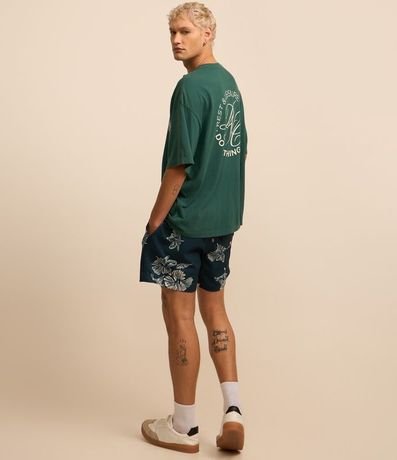 Remera Overboxy en Algodón con Estampa Lettering 2