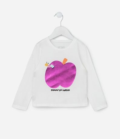 Blusa Infantil con Estampa Manzanita - Talle 1 a 5 años