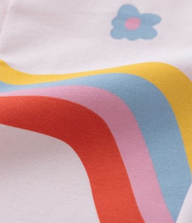 Pantalón Legging Infantil con Estampa Flores - Talle 1 a 5 años 4