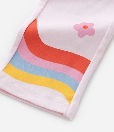 Pantalón Legging Infantil con Estampa Flores - Talle 1 a 5 años 5
