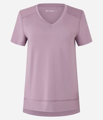 Remera Deportiva en Microfibra Escote V 5