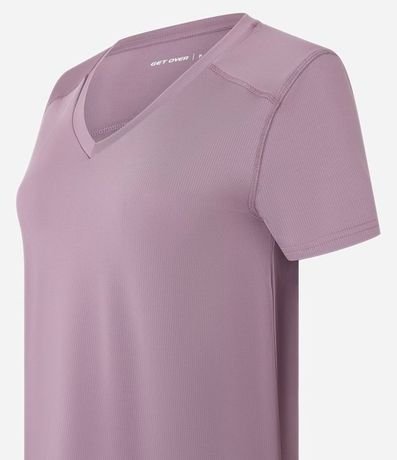 Remera Deportiva en Microfibra Escote V 6