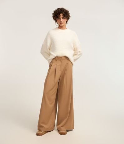 Pantalón Pantalona en Sastrería con Pliegues 2