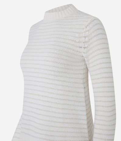 Buzo Slim en Chenille con Abertura Lateral e Hilo Metalizado 2