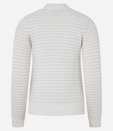 Buzo Slim en Chenille con Abertura Lateral e Hilo Metalizado 3