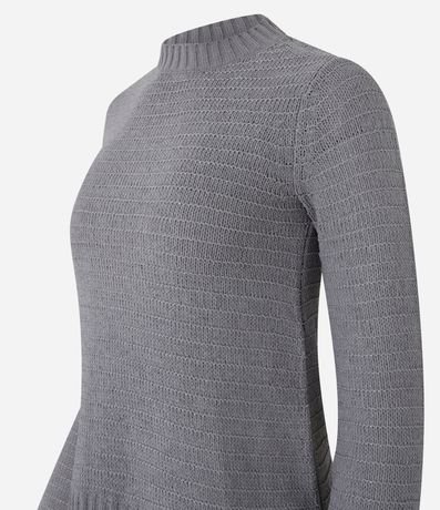 Buzo Slim en Chenille con Abertura Lateral e Hilo Metalizado 2