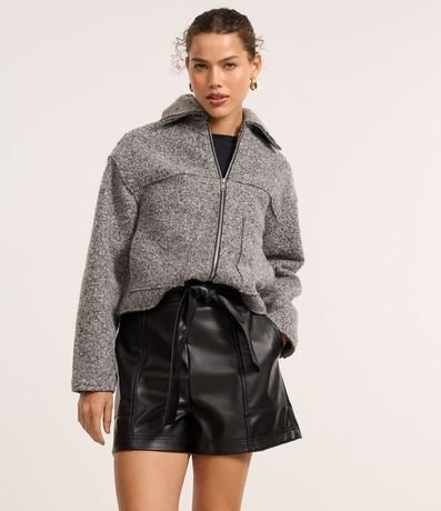 Short corto en PU con Lazo Delantero 2