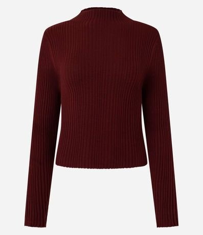 Blusa en Punto con Cuello Alto 4