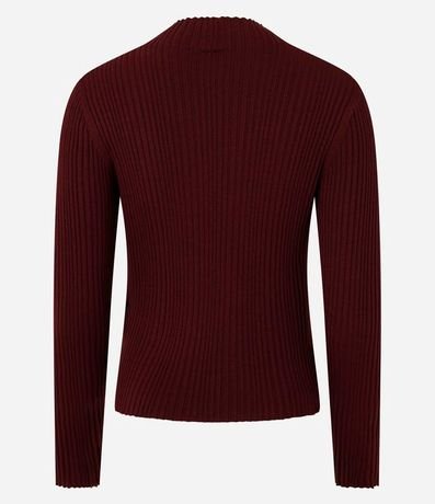 Blusa en Punto con Cuello Alto 6