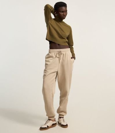 Blusa de Punto con Cuello Alto 2