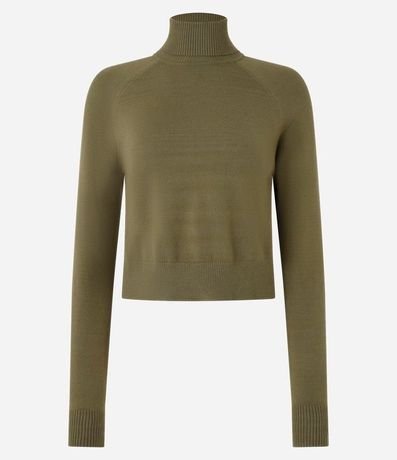 Blusa de Punto con Cuello Alto 4