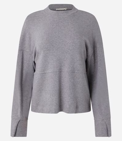 Saco en Algodón con Punto Brushed 5