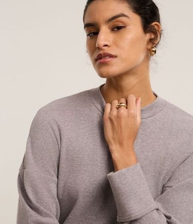 Saco en Algodón con Punto Brushed 3