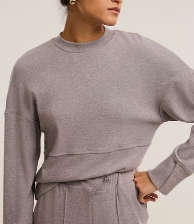 Saco en Algodón con Punto Brushed 4