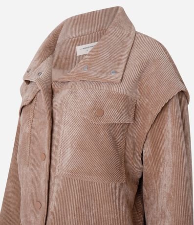 Champera de Terciopelo Cotelê con Sisa Desplazada y Tiradores 10