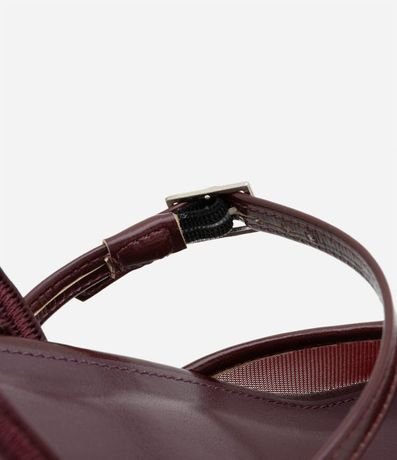 Zapato Tacones Slingback en PU con Recorte de Tela 4