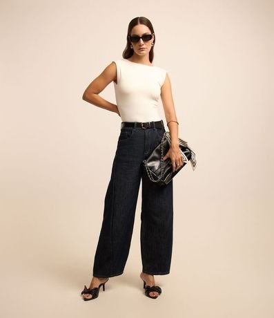 Blusa Sin Manga en Poliamida con Espalda Descotada 2