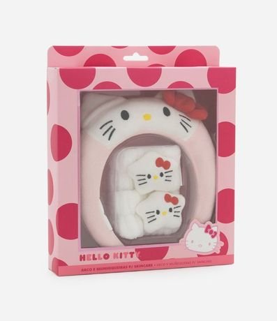Kit Vincha Puff + Muñequeras Hello Kitty 2