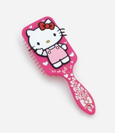 Cepillo para Cabello Raqueta Infantil Rosa Hello Kitty