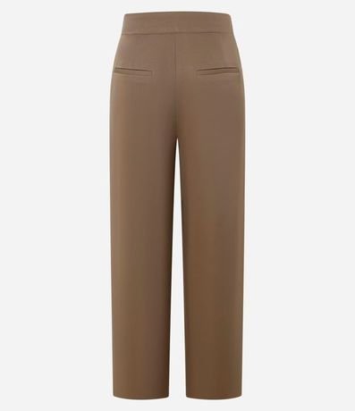 Pantalón Wide Leg Sastrería Tiro Alto con Botones Dobles 6