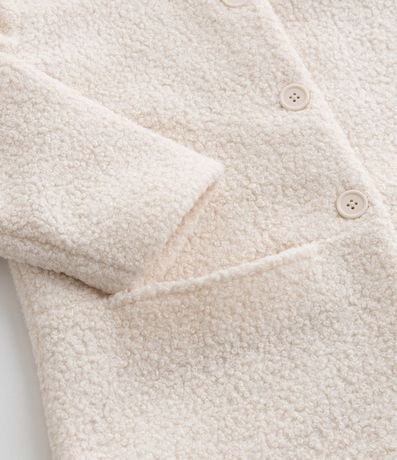 Campera Alargada Infantil en Sherpa - Talle 5 a 14 años 5