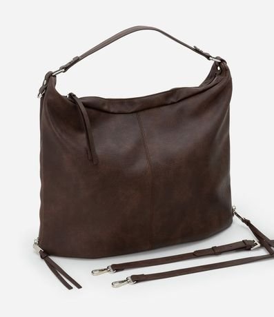 Bolso Hobo Grande Desestructurada con Correas Dobles 8