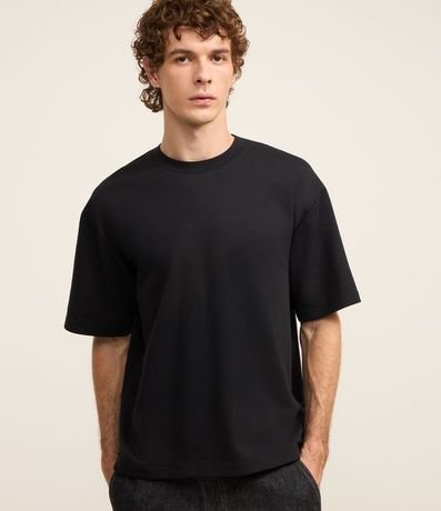 Remera Boxy con Tecnología Dry y Algodón