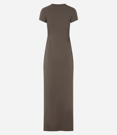 Vestido Largo en Algodón con Manga Corta 6