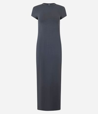 Vestido Largo en Algodón con Manga Corta 4