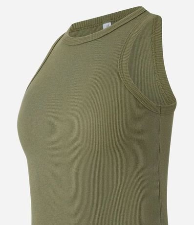 Blusa Musculosa Básica en Rib con Ligera Textura 6