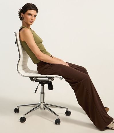 Blusa Musculosa Básica en Rib con Ligera Textura 2