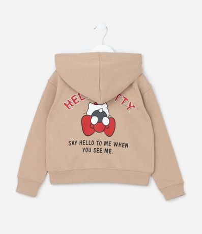 Campera Infantil con Estampa Frente y espalda Hello Kitty - Talle 5 a 14 años 2