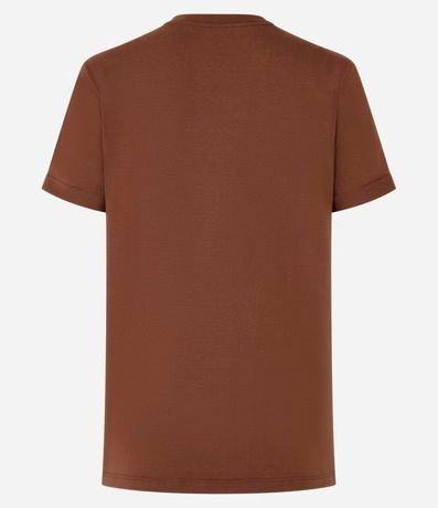 Remera en Media Malla con Manga Corta Doblada 5