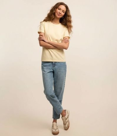 Remera en Media Malla con Manga Corta Doblada 4