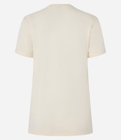 Remera en Media Malla con Manga Corta Doblada 5