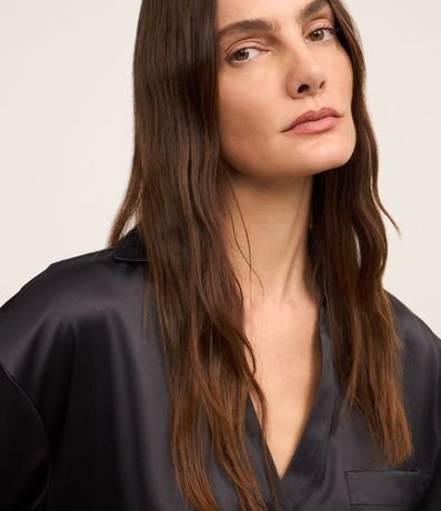 Camisa Oversized Ligera Satinada 5