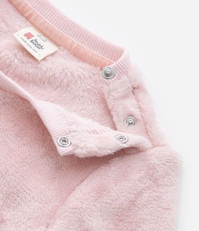 Suéter Infantil en Fleece con Bordado Conejito - Talle 0 a 18 meses 6