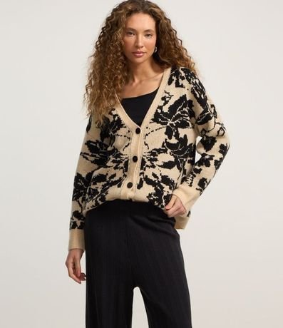 Pantalón Recto Acanalada Felpada y Calientita con Rayas 2