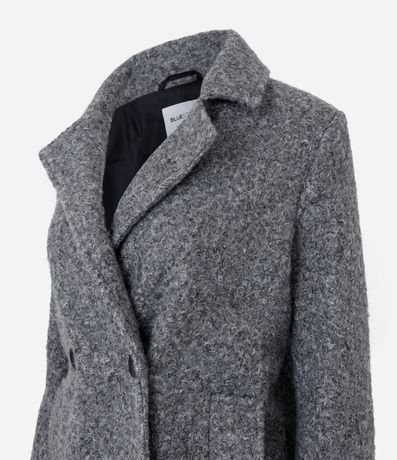 Saco alargado en Polyvelour con Textura Boucle 5