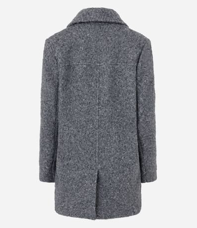 Saco alargado en Polyvelour con Textura Boucle 6