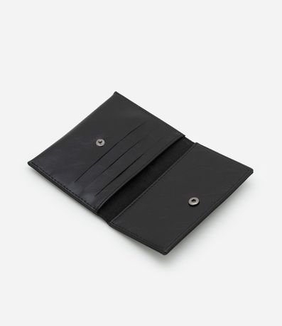 Billetera P PU Liso Sobre en Preto Caseína con Placa Triángulo Gun LALA EQUIPAMENTO 5